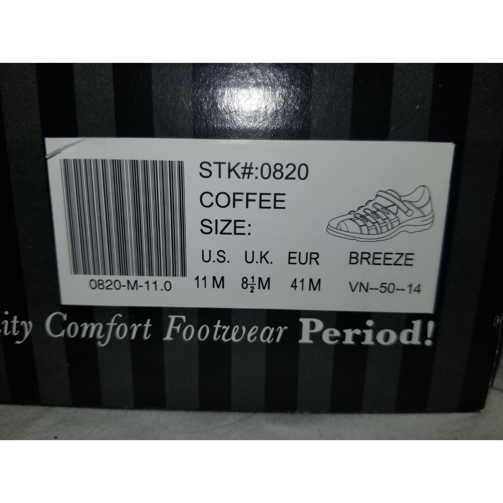 Dr. Comfort Women's Shoes BREEZE Size 11 Color Coffee #0820 - Picture 8 of 8